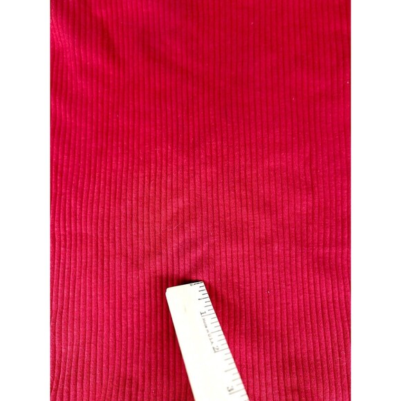 E.Y.E Sweater Red Crew Neck Ribbed Long Sleeve Stretch Normcore Ladies - Picture 13 of 13